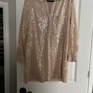 Pilcro sequined dress